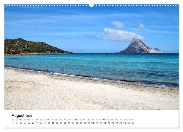 Produktbild: Bays of Sardinia (High Quality Premium Wall Calendar 2026 DIN A2 landscape),CALVENDO 12 Month Wall Calendar