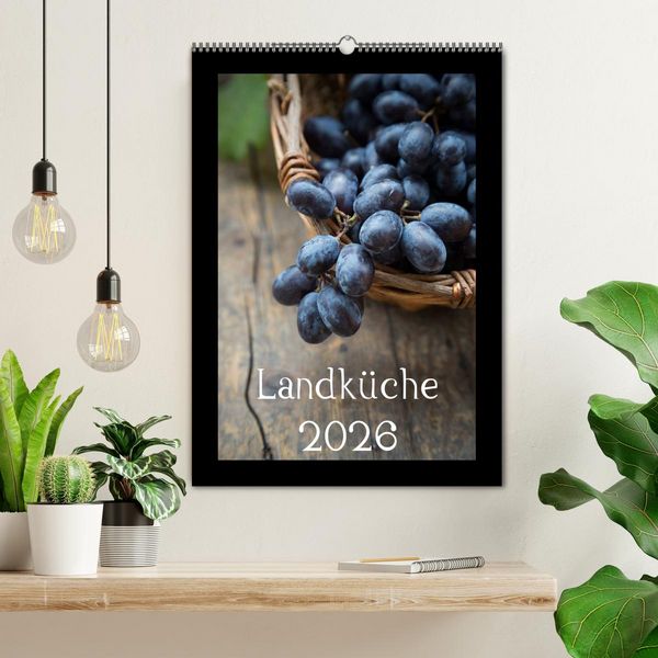 Produktbild: Landk&uuml;che (Wandkalender 2026 DIN A2 hoch), CALVENDO Monatskalender