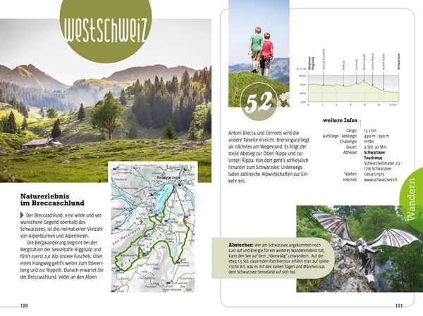 Produktbild: K&uuml;mmerly+Frey Erlebnis Schweiz Wandern - Wanderf&uuml;hrer