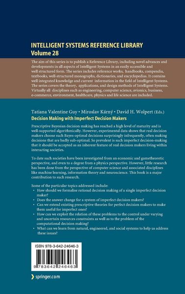 Produktbild: Decision Making with Imperfect Decision Makers