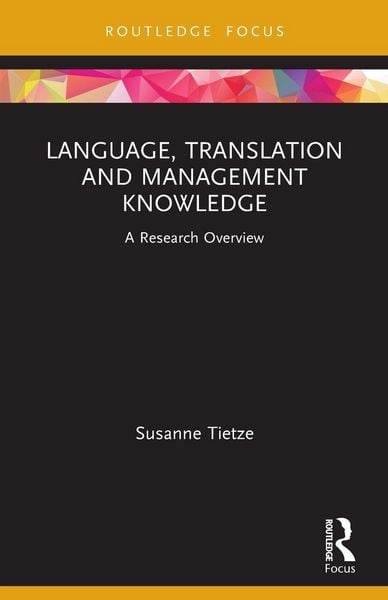 Produktbild: Language, Translation and Management Knowledge