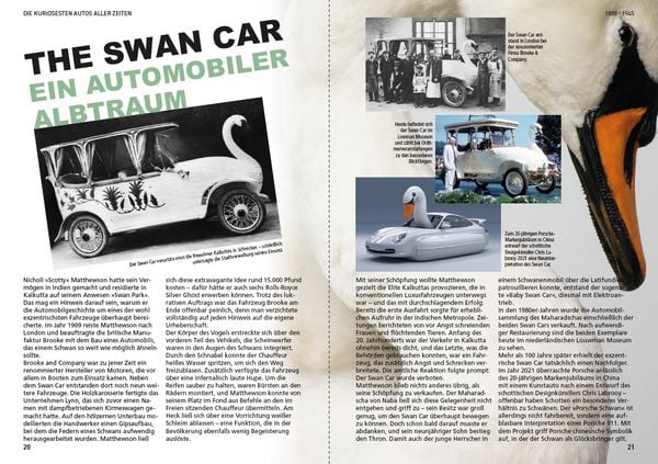 Produktbild: Die kuriosesten Autos aller Zeiten