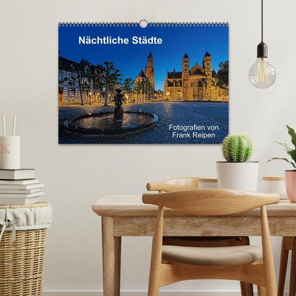 Produktbild: N&auml;chtliche St&auml;dte (Wandkalender 2026 DIN A3 quer), CALVENDO Monatskalender