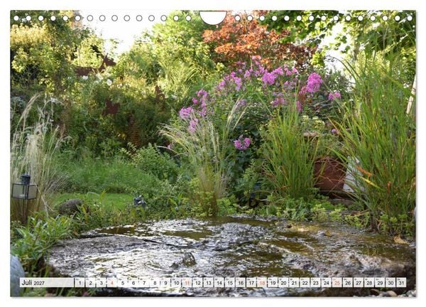 Produktbild: Momente im Garten (Wandkalender 2027 DIN A4 quer), CALVENDO Monatskalender