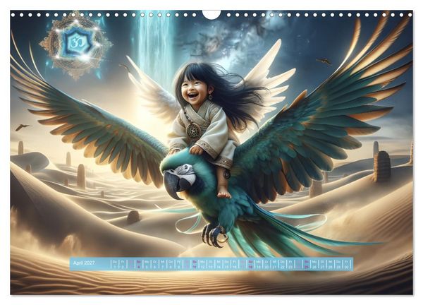 Produktbild: Traumwelt der Krafttiere (Wandkalender 2027 DIN A3 quer), CALVENDO Monatskalender