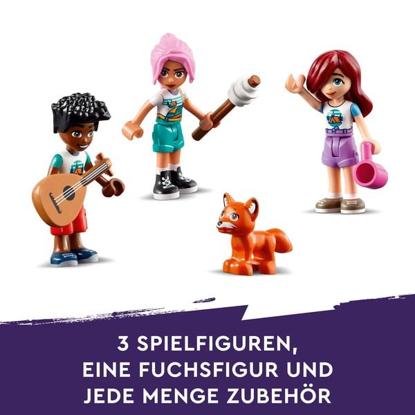 Produktbild: LEGO Friends Gemütliche Hütten im Abenteuercamp, Natur-Spielset 42624