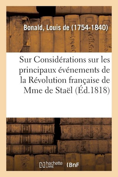 Produktbild: Observations sur l'ouvrage de Mme la baronne de Sta&euml;l