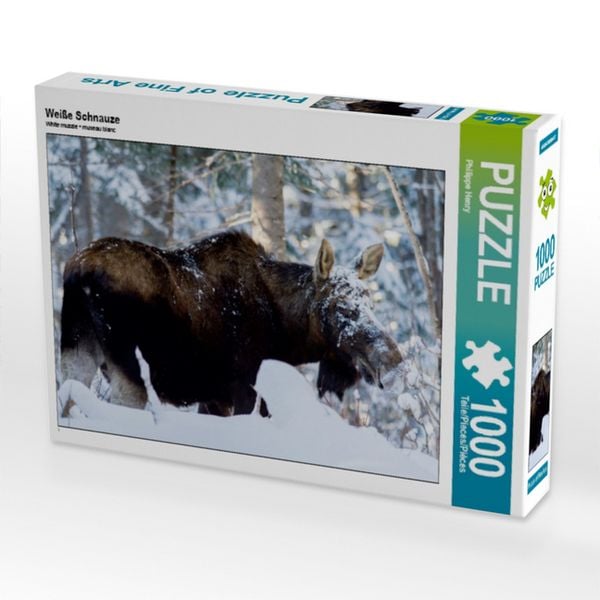 CALVENDO Puzzle Weiße Schnauze | 1000 Teile Lege-Größe 64x48cm Foto-Puzzle für glückliche Stunden