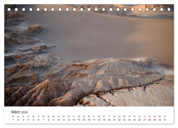 Produktbild: Die Farben der Anden - Argentinien und Chile (Tischkalender 2026 DIN A5 quer), CALVENDO Monatskalender