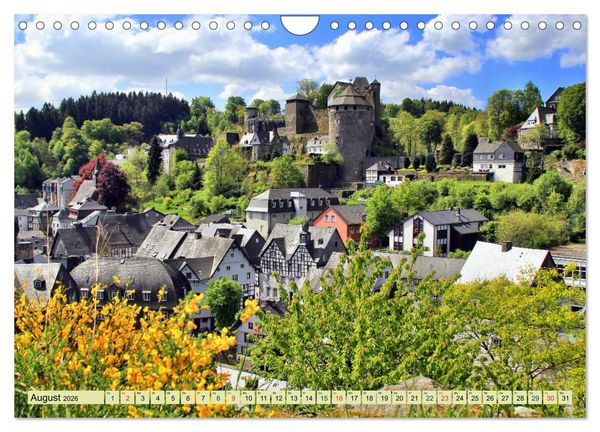 Produktbild: Die sch&ouml;nsten Orte der Eifel - Monschau (Wandkalender 2026 DIN A4 quer), CALVENDO Monatskalender