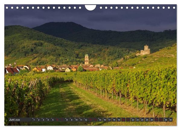 Produktbild: Elsass - Zwischen Rhein und Vogesen (Wandkalender 2026 DIN A4 quer), CALVENDO Monatskalender