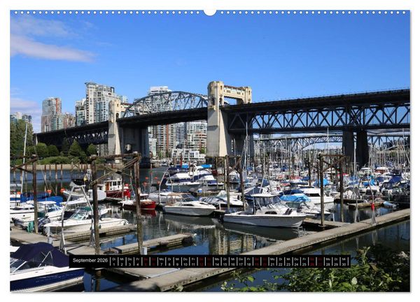 Produktbild: Vancouver - Tr&auml;umen zwischen Wolken und Meer (hochwertiger Premium Wandkalender 2026 DIN A2 quer), Kunstdruck in Hochglanz