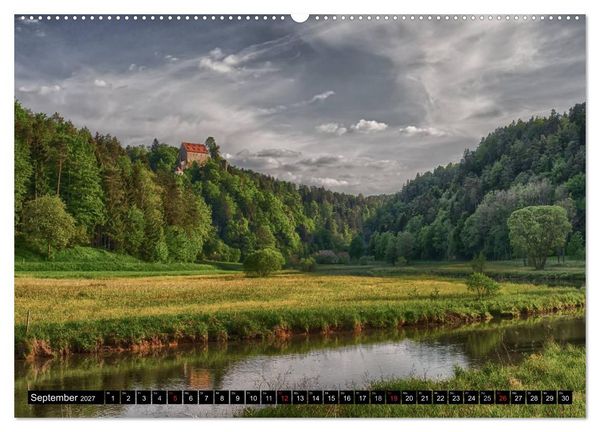 Produktbild: Unterwegs auf der fr&auml;nkischen Burgenstra&szlig;e (Wandkalender 2027 DIN A2 quer), CALVENDO Monatskalender