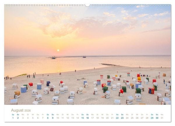 Produktbild: Meine Insel Borkum (Wandkalender 2026 DIN A2 quer), CALVENDO Monatskalender