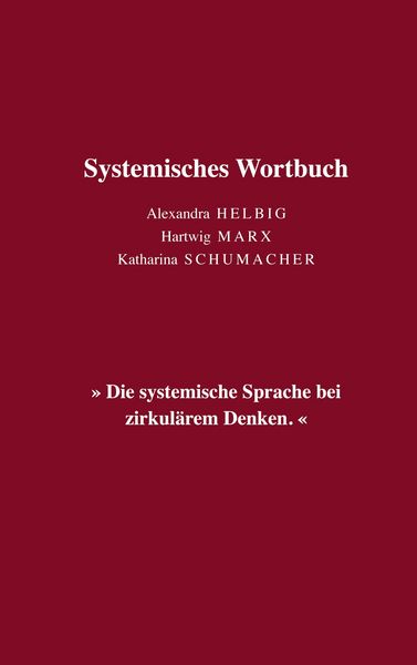 Produktbild: Systemisches Wortbuch