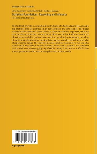 Produktbild: Statistical Foundations, Reasoning and Inference