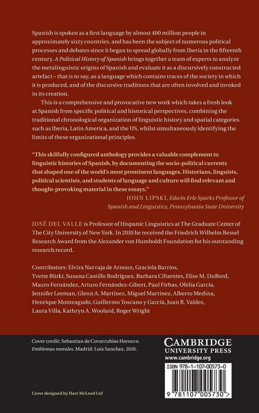 Produktbild: A Political History of Spanish