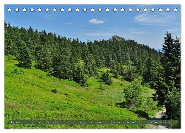 Produktbild: Wandererlebnisse im Bayrischen Wald (Tischkalender 2026 DIN A5 quer), CALVENDO Monatskalender