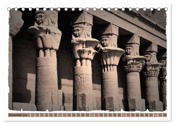 Produktbild: &Auml;gypten &ndash; Sch&ouml;nheit der Antike (Tischkalender 2026 DIN A5 quer), CALVENDO Monatskalender