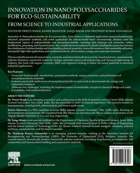 Produktbild: Innovation in Nano-polysaccharides for Eco-sustainability
