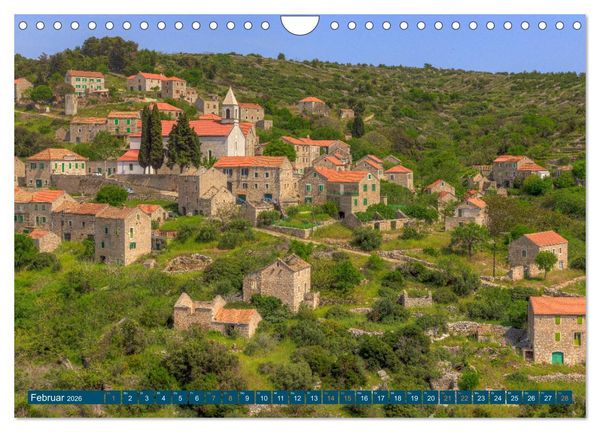 Produktbild: Insel Hvar - Der sonnigste Platz der Adria (Wandkalender 2026 DIN A4 quer), CALVENDO Monatskalender