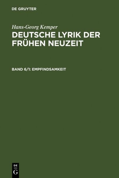 Produktbild: Empfindsamkeit