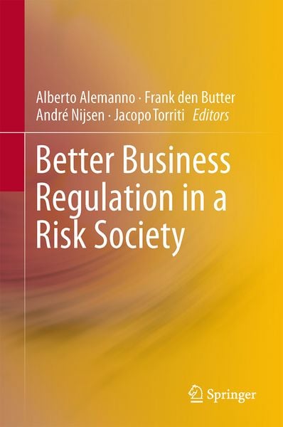 Produktbild: Better Business Regulation in a Risk Society