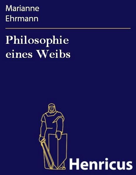 Produktbild: Philosophie eines Weibs