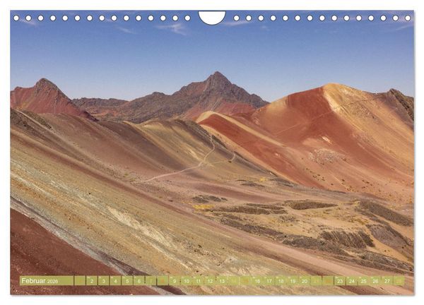 Produktbild: Peru - Bunte Vielfalt von Machu Picchu bis zur Atacama W&uuml;ste (Wandkalender 2026 DIN A4 quer), CALVENDO Monatskalender