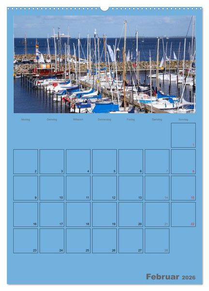 Produktbild: Rund um die Kieler F&ouml;rde / Planer (hochwertiger Premium Wandkalender 2026 DIN A2 hoch), Kunstdruck in Hochglanz