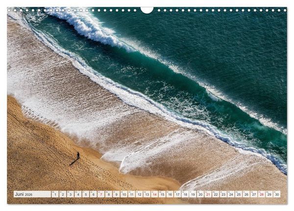 Produktbild: WASSERBERGE - Die Riesenwellen von Nazar&eacute; (Wandkalender 2026 DIN A3 quer), CALVENDO Monatskalender