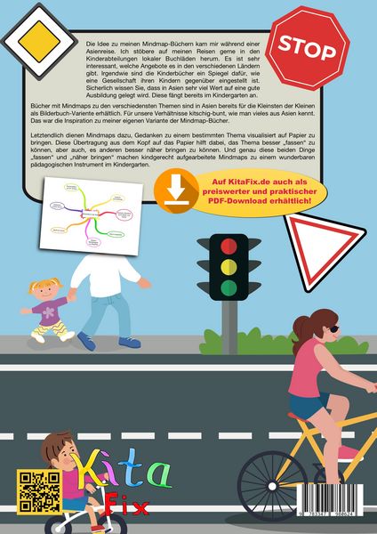 Produktbild: KitaFix-Mindmap Verkehr (Fertig ausgearbeitete Gedankenlandkarten f&uuml;r die Vorschularbeit in Kindergarten und Kita)