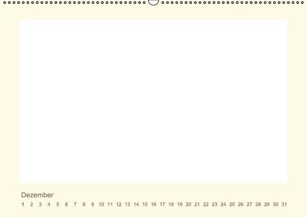 Produktbild: Immerw&auml;hrender Kalender zum selber Gestalten (Wandkalender immerw&auml;hrend DIN A2 quer)