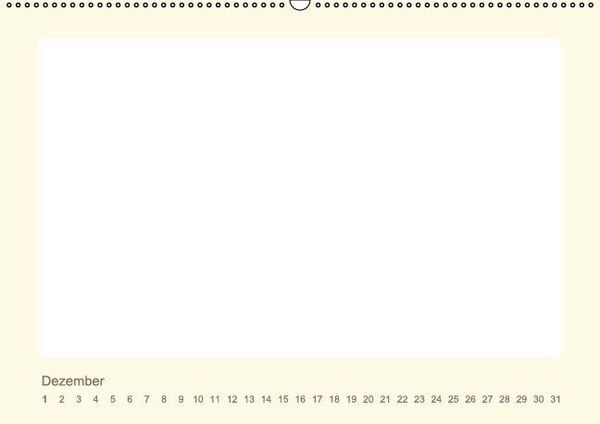 Produktbild: Immerw&auml;hrender Kalender zum selber Gestalten (Wandkalender immerw&auml;hrend DIN A4 quer)