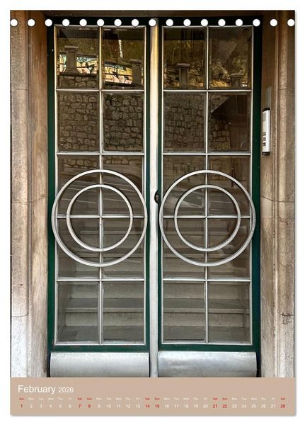 Produktbild: Doors of Belgrade (Desk Calendar 2026 DIN A5 portrait), CALVENDO 12 Month DeskCalendar