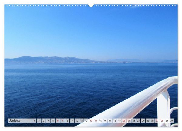 Produktbild: Eine Reise im Mittelmeer (Wandkalender 2026 DIN A2 quer), CALVENDO Monatskalender