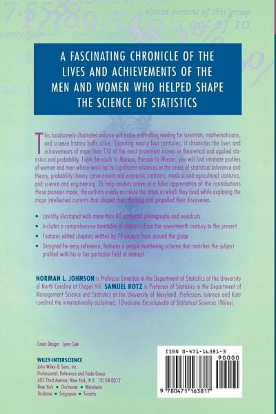 Produktbild: Personalities in Statistical Sciences