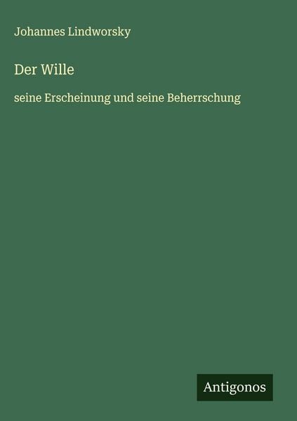 Produktbild: Der Wille