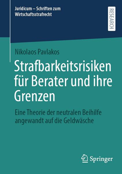 Produktbild: Strafbarkeitsrisiken f&uuml;r Berater und ihre Grenzen