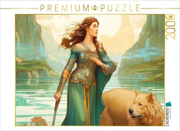 Produktbild: CALVENDO Puzzle Die Priesterin vom See | 2000 Teile Lege-Gr&ouml;&szlig;e 90x67cm Foto-Puzzle f&uuml;r gl&uuml;ckliche Stunden