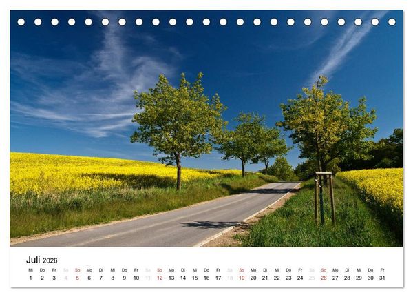 Produktbild: Landschaften (Tischkalender 2026 DIN A5 quer), CALVENDO Monatskalender