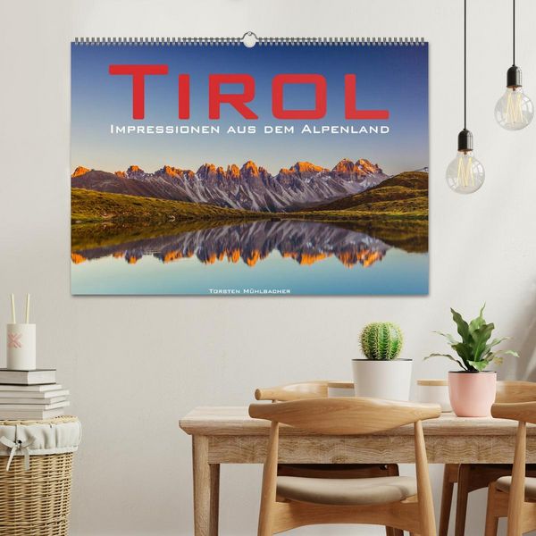 Produktbild: Tirol &ndash; Impressionen aus dem Alpenland (Wandkalender 2026 DIN A2 quer), CALVENDO Monatskalender