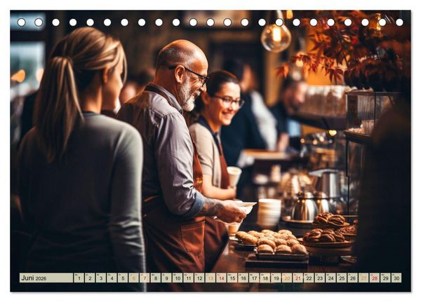 Produktbild: Mein Kaffee meine Bar (Tischkalender 2026 DIN A5 quer), CALVENDO Monatskalender
