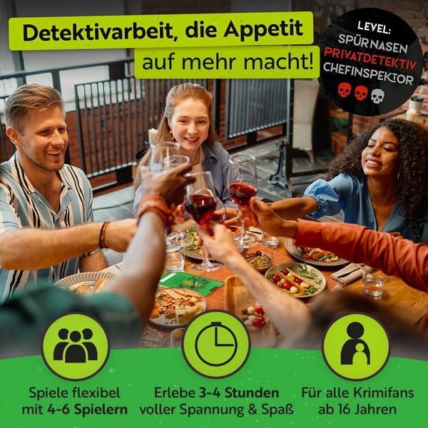 Produktbild: Gourmet Criminelle - Mord durch Gartenzwerg - Krimidinner
