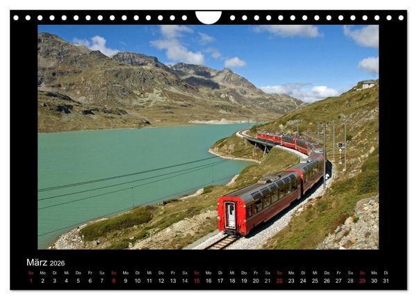 Produktbild: Oberengadin (Wandkalender 2026 DIN A4 quer), CALVENDO Monatskalender