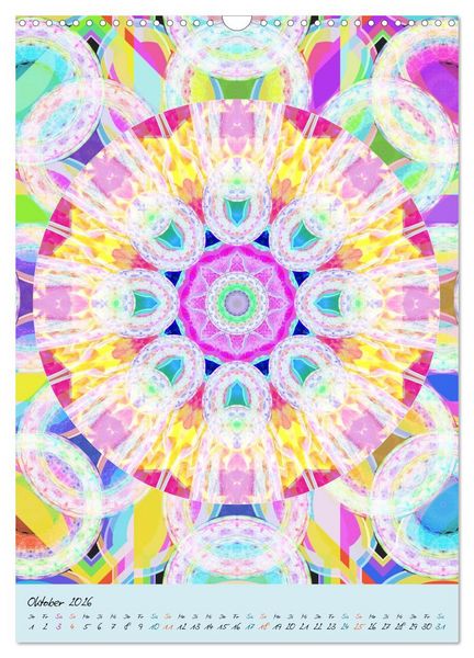 Produktbild: Mandala Energien (Wandkalender 2026 DIN A3 hoch), CALVENDO Monatskalender