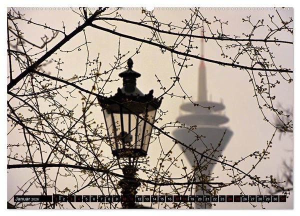 Produktbild: D&uuml;sseldorf - 300mm Perspektiven (hochwertiger Premium Wandkalender 2026 DIN A2 quer), Kunstdruck in Hochglanz