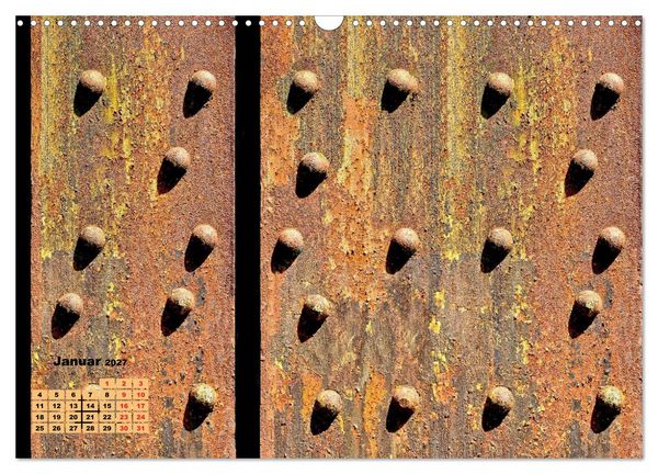 Produktbild: Metallwelt (Wandkalender 2027 DIN A3 quer), CALVENDO Monatskalender