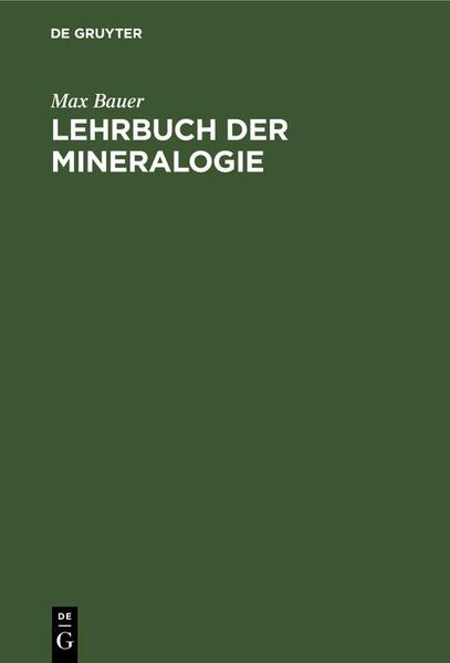 Produktbild: Lehrbuch der Mineralogie