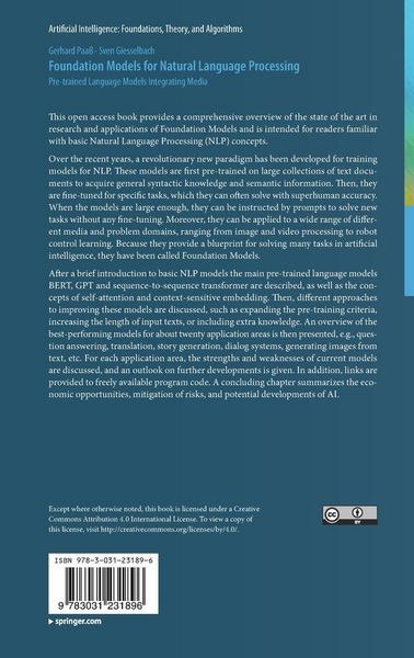 Produktbild: Foundation Models for Natural Language Processing